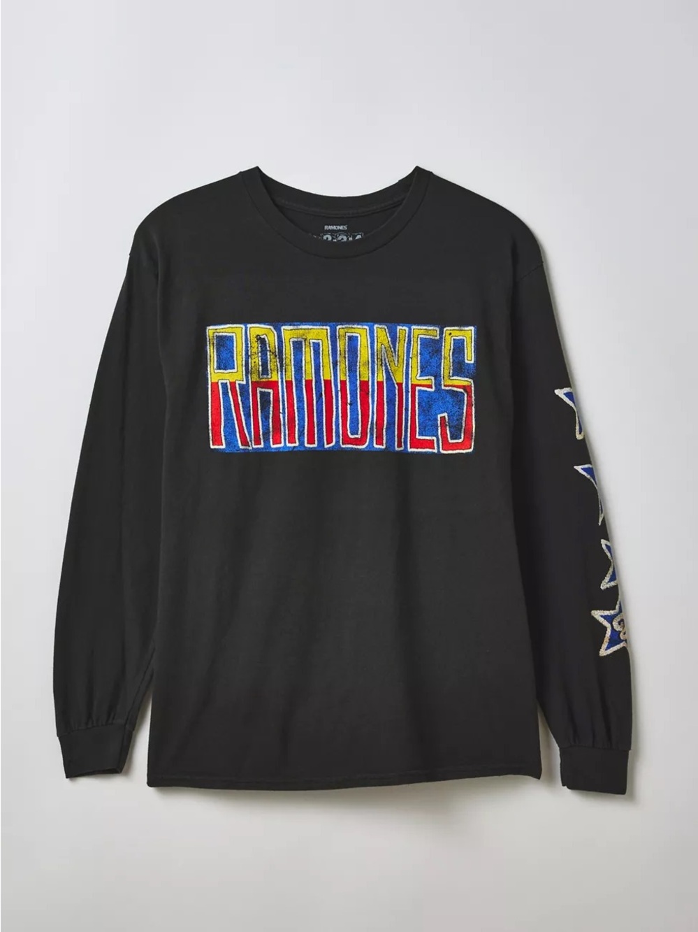 NWOT Urban Outfitters Ramones Star Graphic Long Sleeve Tee Size Large